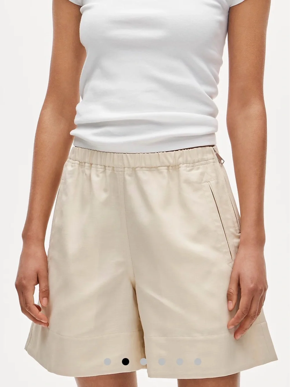 NWT J.Crew 6” Short in Gramercy Linen Blend Sandy Hay